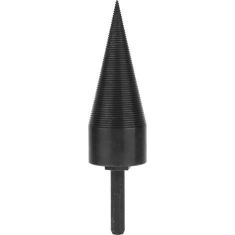 Mèche de perçage à bois triangulaire noire 42mm pour fendre le bois - Outil de coupe pour perceuse électrique (1/5)