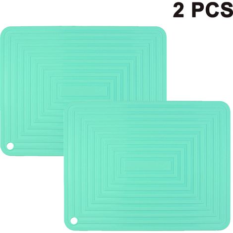 Sous-plat En Silicone - 23 X 30 5 Cm - Résistant À La Chaleur Jusqu'à 240 °C - Pour Casseroles Et Poêles - Lot De 2 (1/5)