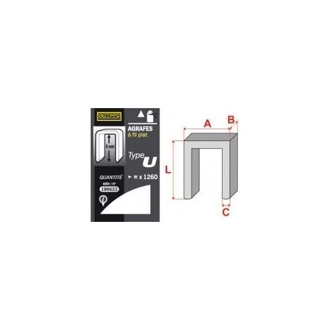 U-Profil-Nadeln Typ U 10mm 101033 V