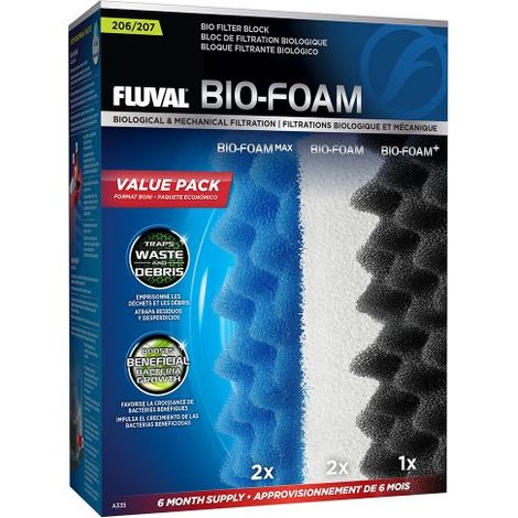 Pack de Bio-Foam para 6 meses para Fluval 07