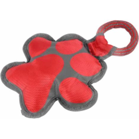 Jouet pour Chien "Patte Oxford" 22cm Rouge (1/2)
