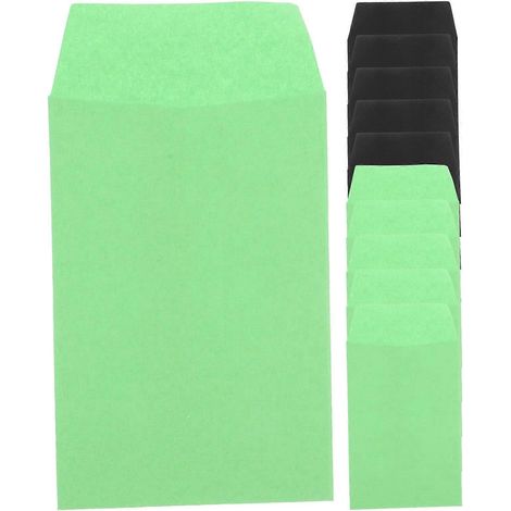 100 petites enveloppes pour espèces, enveloppes budgétaires, enveloppes en papier coloré-9X6X0.01CM (1/3)