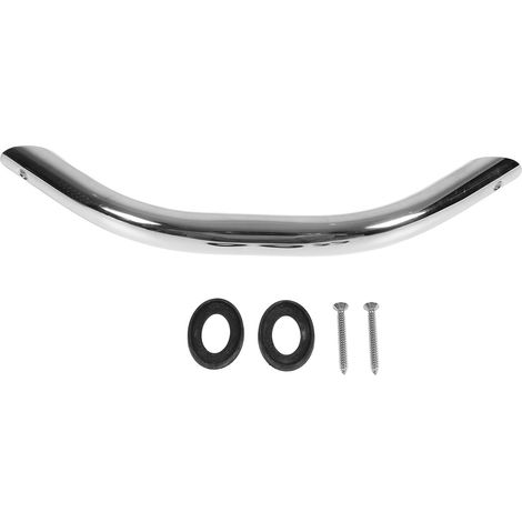 Poignée de maintien inox 304 poli 338mm pour bateau yacht camping-car bus porte (1/5)