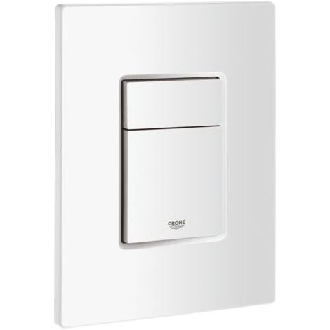 Plaque externe GROHE Skate Cosmopolitan, bouton blanc (1/3)