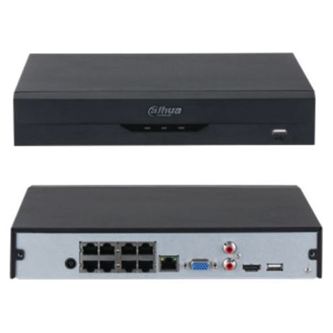 Dahua NVR 16 Canali 8 POE WizSense - NVR4116HS-8P-EI