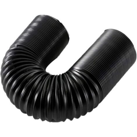 Pair Ahlsen Tuyau d'admission d'air Automobile Universel ID 2,5 Pouces (63mm) Tuyau de Conduit d'expansion Flexible d'admission d'air modifié s'étendant jusqu'à 1 mètre
