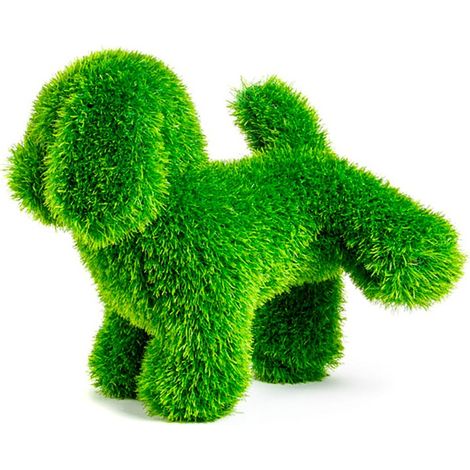Figura de césped, perro patita, 24 x 35 x 35 cm