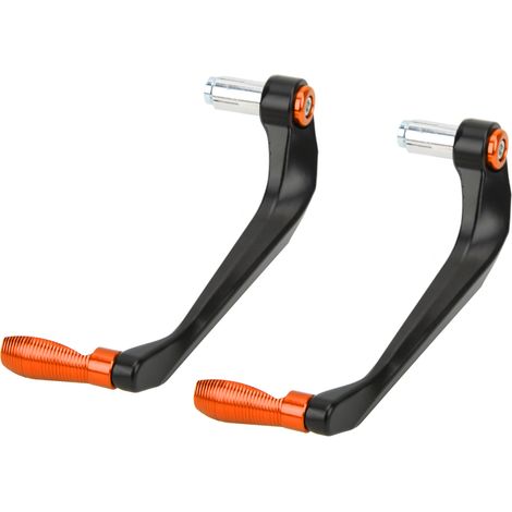 Zweiteiliger Motorrad-Hebelschutz aus Aluminiumlegierung, Brems- und Kupplungsscheibe für Mountainbike-Lenker, orange (1/5)