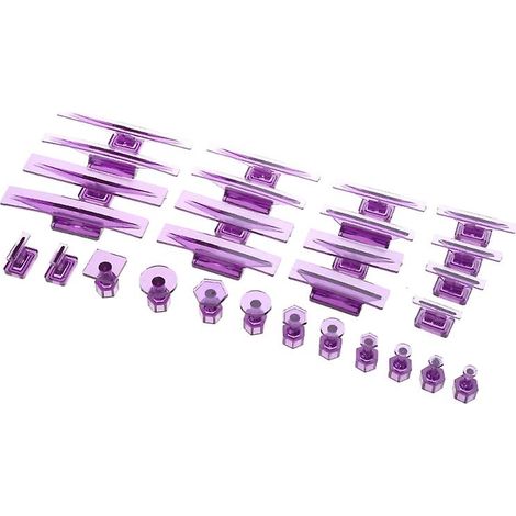Kit de réparation de bosses 28x : outil d'entretien, colle, languettes de traction, feuille de joint (1/5)