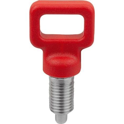 KIPP Arretierbolzen mit Ösengriff M10 x 5mm Form C Rastnut Kontermutter (1/3)