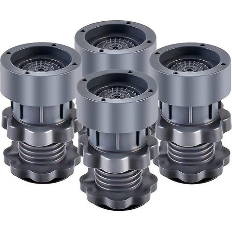 Verstellbare Stützfüße für Waschmaschinen, rutschfeste und vibrationsdämpfende Matten. (1/5)