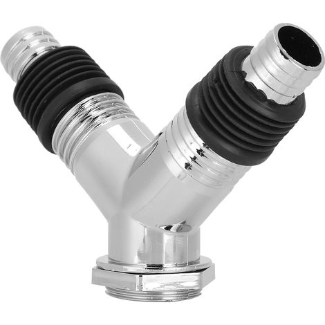 Adaptateur de tuyau en Y à double usage pour siphon de sol, outil d'étanchéité pour machine à laver (raccord en Y) (1/5)