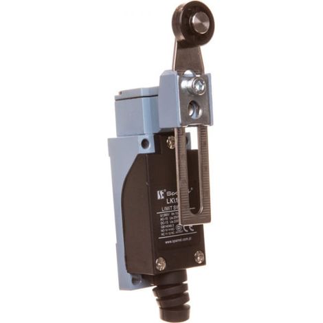 Interruptor de l铆mite 1Z 1R, palanca ajustable de metal/pl谩stico con rodillo LK\108