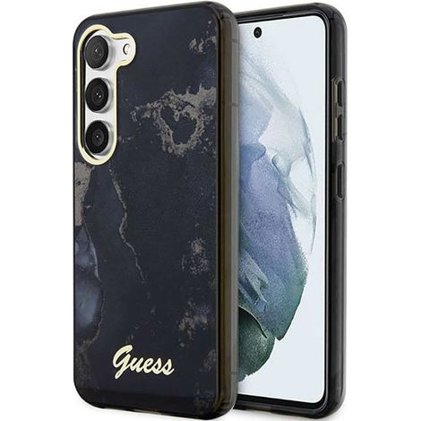 Collection Guess Golden Marble - Coque Samsung Galaxy S23+ (Noire) (1/5)