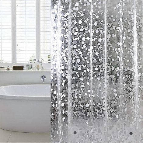 Un rideau de douche pour se protéger des projections de slime lors de l'impression 3D. (1/5)