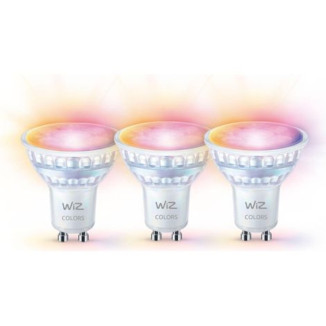 Signify WiZ GU10 Lámpara LED Transparente Pack de 3 (1/3)