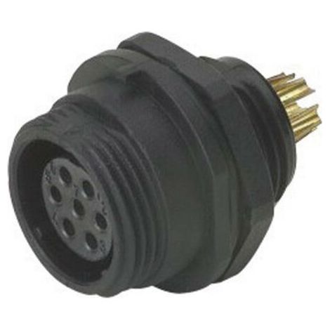 Connecteur pour montage en facade embase femelle 3 pôles 13 A 250 V/AC IP68 Weipu SP1312 / S 3 (1/3)