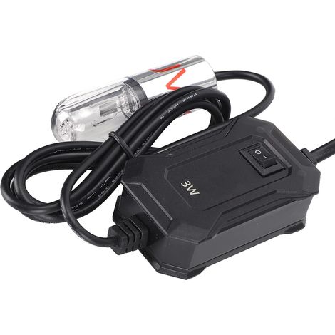 Lumière UV pour Aquarium, 220 V (Prise UE 3 W) Lampe UV Mini Désinfectant UV pour Aquarium (Prise UE 3W) (1/5)