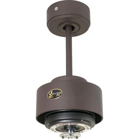 Tenerife Ring - Super destratificateur et ventilateur DC 166 cm Gris basalte pales bois blanc sans Lumière 30 à 60 m² (1/5)