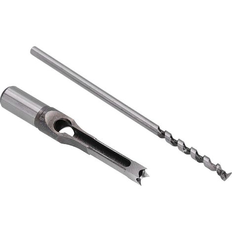 Vierkantbohrer aus Hochgeschwindigkeitsstahl, scharfkantig, verschleißfest, langlebig, für Holzbearbeitung, Zapfenbohrer (10 mm)