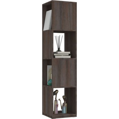 Armoire rotative Gris et chêne 34,5x34,5x147,5 (1/5)