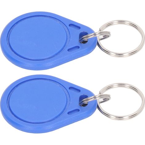 Lot de 100 porte-clés RFID pour le contrôle d'accès aux portes (résidentiel, immeuble, bus, métro) - Carte à puce 13,56 kHz (1/5)
