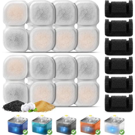 Filtro para el dispensador de agua para mascotas Wonder Creature Crystal Water de 3 litros. (1/5)