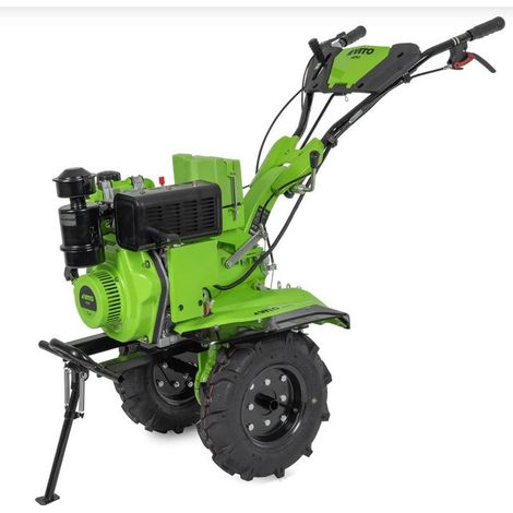 Vito – Motoculteur diesel 7 CV 246 cm3 – Démarrage électrique – Transmission directe – Largeur de travail 115 cm – Fraises 35 cm