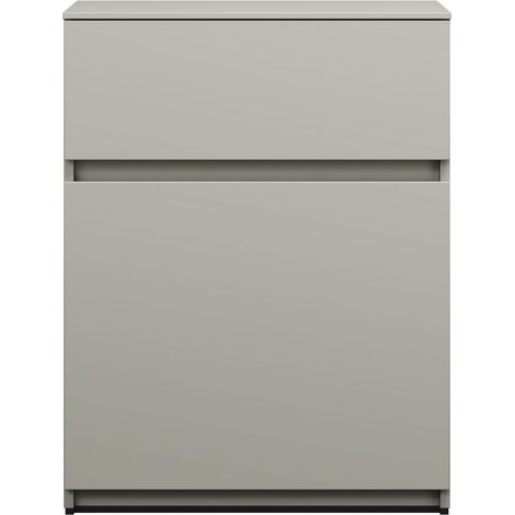 burgbad Lin20 Unterschrank, 2 Auszüge, 600x357x780mm,
