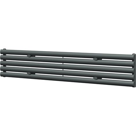 Boone Anthracite 300mm x 1800mm Horizontal Single Panel Radiator (1/5)