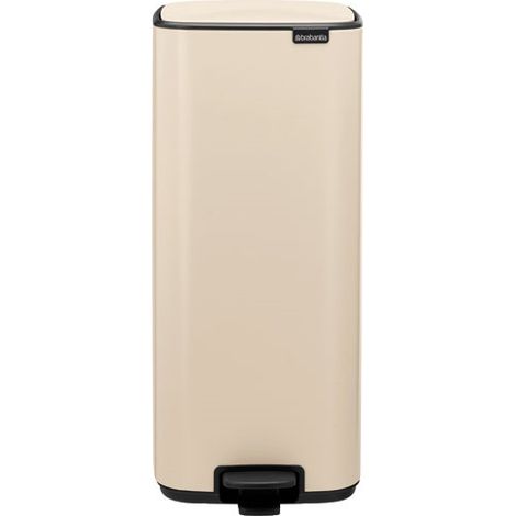 Poubelle à Pédale 30l Beige Brabantia Fermeture Douce Et Grande Capacité Pour La Cuisine. - Brabantia International B