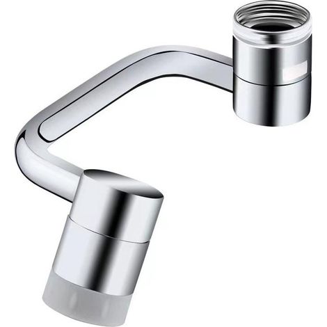 1080° drehbarer Messing-Wasserhahn-Luftsprudler, universeller Spritzschutz, Spülbeckenzubehör mit Zwei-Durchfluss-Funktion und Brause