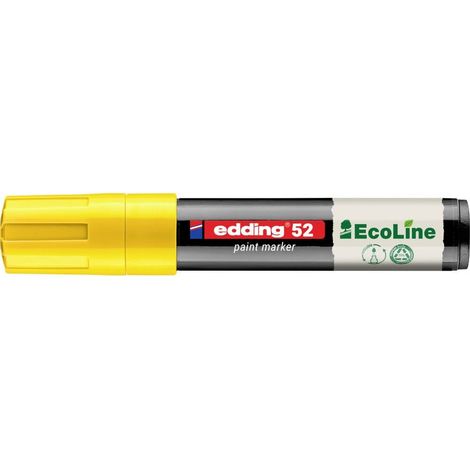 Edding 52 EcoLine 4-52-005 Marcatore a vernice Giallo 4 mm, 15 mm (1/5)