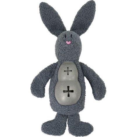 Gioco per cani panciotti coniglio grigio 40 cm