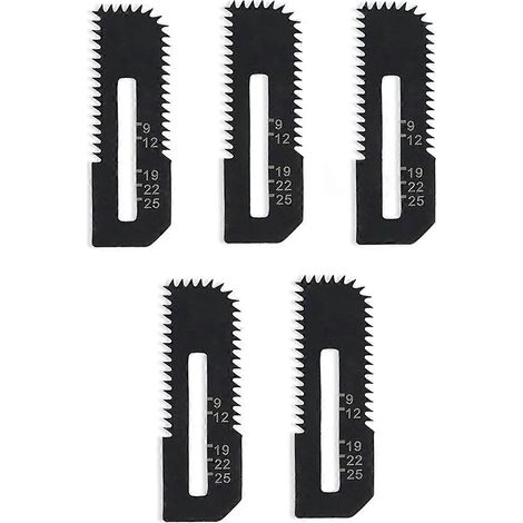 Lot de 5 scies à découper pour plaques de plâtre, compatibles avec la scie à découper sans fil MaKita. Coupe les plaques de plâtre jusqu'à 30 mm d'épaisseur. (1/5)