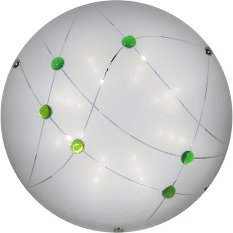 Plafonnier LED Candellux Duca blanc 30cm 10W 6500K (1/2)