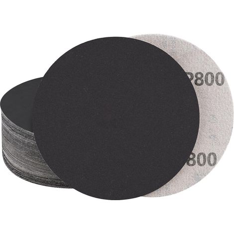 Schleifscheiben 150mm Klett 800 Körnung Nass/Trocken für Auto Metall Holz Kunststoff 30 Stück (1/5)