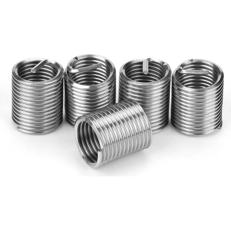 80 pièces inserts hélicoïdaux filetés en acier inoxydable SS304, bobine de fils M3 à M14