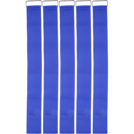 Bandes de Course à 3 Jambes pour Enfants et Adultes - Jeu de Relais Extérieur pour Anniversaire, Événements Sportifs et Fêtes - Bleu