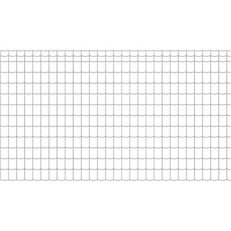 20 m de rouleau grillage soudé PVC - Maille 100x50mm - Fil 2,5mm - Hauteur 1,50 m