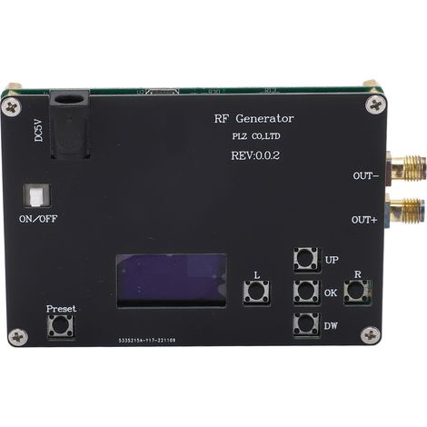 Générateur de fréquence PLL large bande MAX2870 avec écran OLED, module source de signal 5V, 23,5MHz à 6GHz pour test RF (1/5)