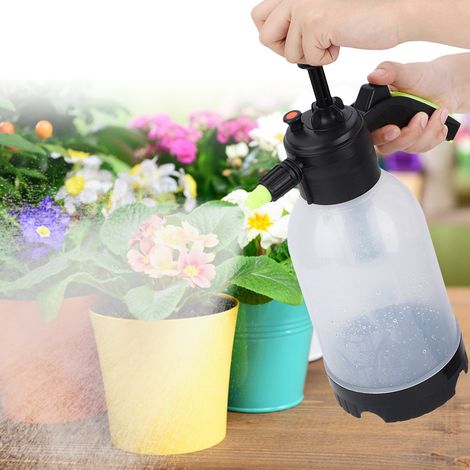 Arroseur à air comprimé portable 2L pour plantes et fleurs, compatible avec pots et bouteilles. (1/5)