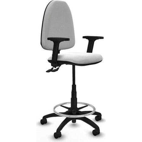 Piqueras y Crespo Aýna Tabouret de bureau blanc confortable