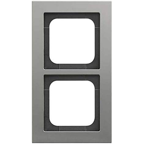 BUSCH-JAEGER 1722-270 ABDECKRAHMEN, 2-FACH, PLATIN 2CKA001754A4684