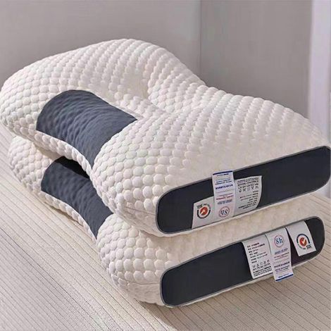 oreiller anti-acariens et antibactérien, respirant et absorbant la transpiration, pour un sommeil profond et réparateur.