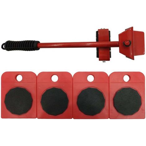 Lot 5 Roulettes Déplacement Meuble 360° Rotation Charge Lourde pour Canapé Table Armoire (1/5)