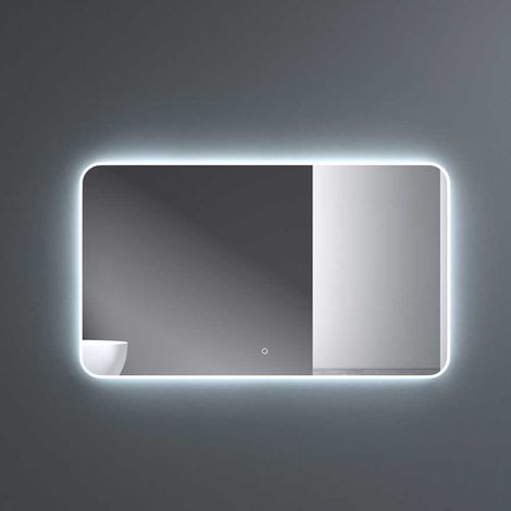Durovin Bathrooms Wall Mounted Illuminated LED Bathroom Mirror Touch Sensitive Switch And Anti Fog 1200 x 700mm (1/4)