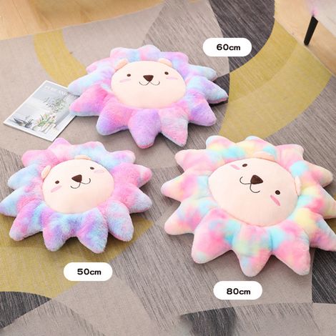 Coussin en peluche coloré, jouet en peluche mignon, coussin décoratif pour canapé, coussin doux pour bureau, voiture, cadeau d'anniversaire (1/5)