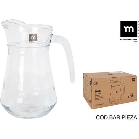 (6 u.) JARRA AGUA CRISTAL