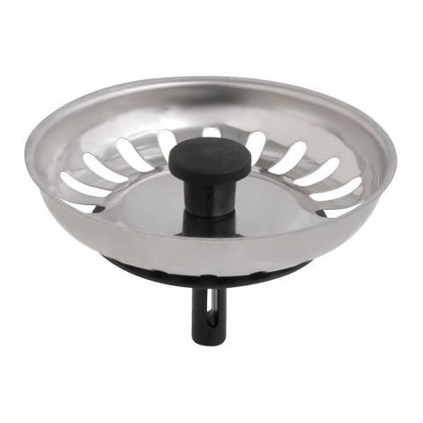 Tapon de fregadero TECNOAGUA con válvula y cesta de plástico 115 Eje 93BP-50358 (1/2)
